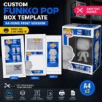 Custom Figure Box Template PSD - Personalized Collectible Design